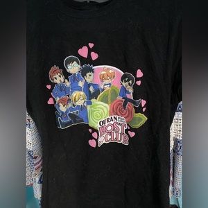 Ouran high school host club Graphic anime shirt
